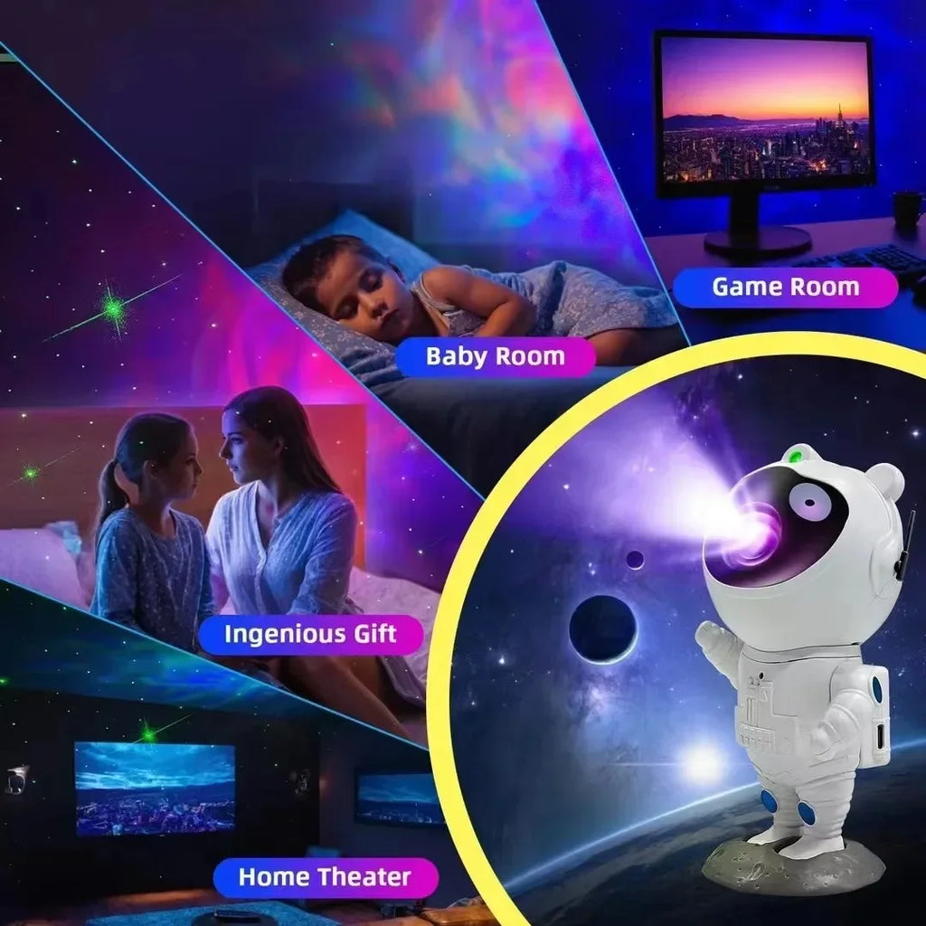 Astronaut Aurora Night Light