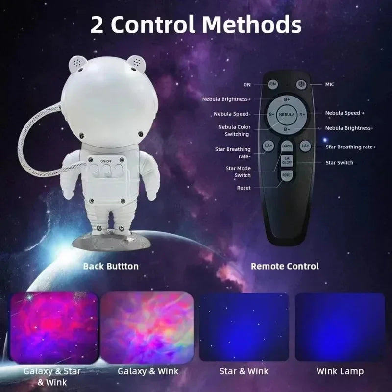 Astronaut Aurora Night Light